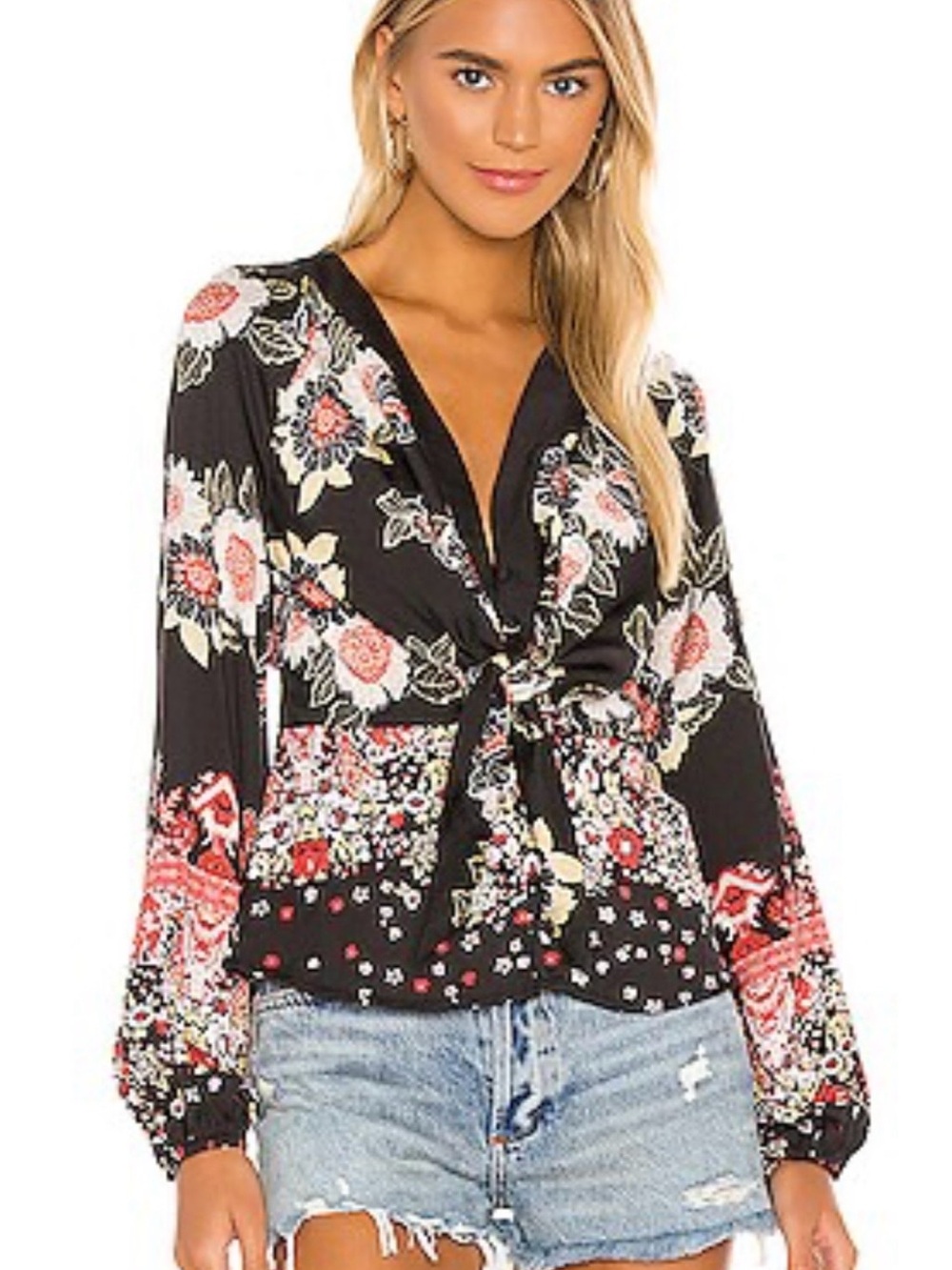 Free People Run Free Blouse